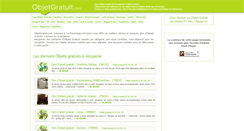 Desktop Screenshot of objetgratuit.com