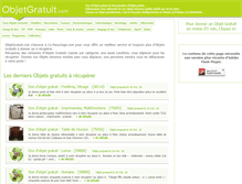 Tablet Screenshot of objetgratuit.com